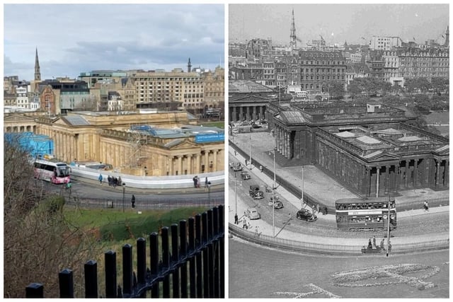 The art galleries that stand on the Mound today - the National Gallery and Royal Scottish Academy - were part of the Edinburgh landscape a century and a half ago.