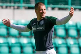 Harry Clarke would have preferred three points but was delighted to score on his Hibs debut