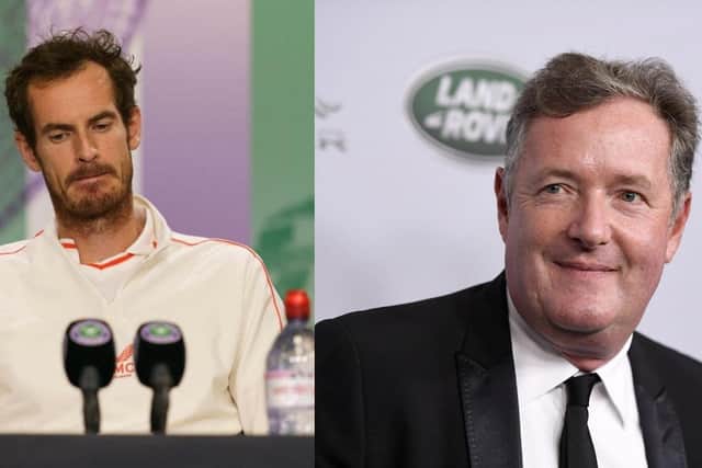 Andy Murray slams Piers Morgan for 'very harsh take' on Raducanu withdrawal from Wimbledon.
