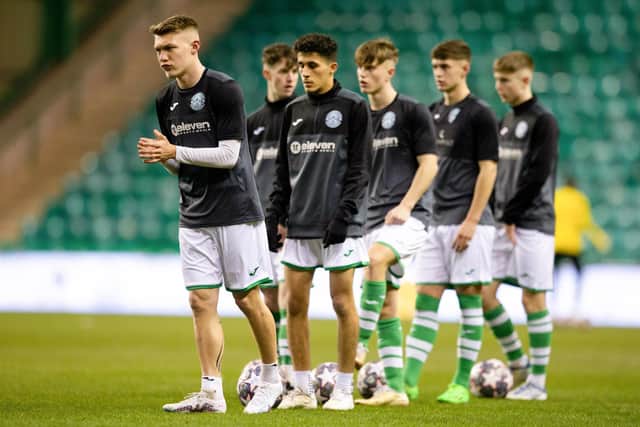 Hibs under-19s are 'outstanding' as a team, according to Lee Johnson