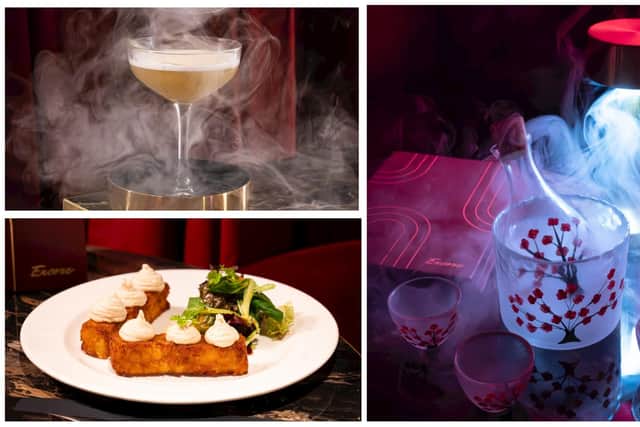One of the city's most glamorous lounges, Encore offers an exciting cocktail list and a food menu of reinvented Scottish and French classics.