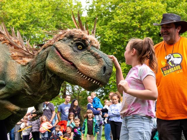Dino-Floors promises roar-some fun for adults and children alike, as they walk among the creatures who last stalked the earth more than 60 million years ago.