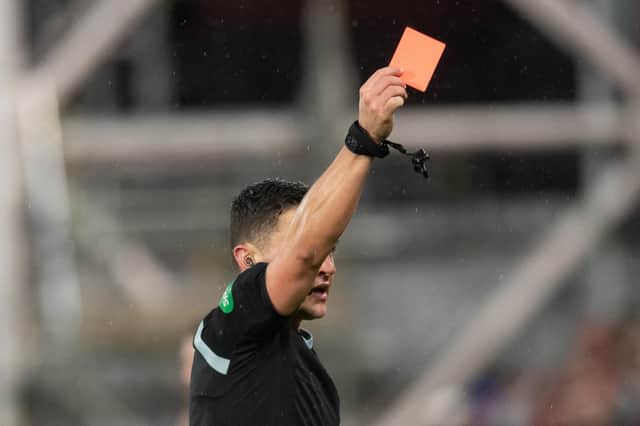 There have been 55 red cards shown in cinch Premiership this season