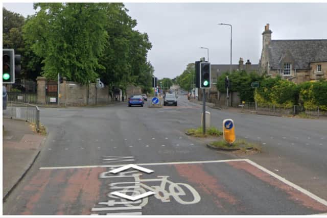 A woman has been reported in connection with alleged road traffic offences after a two-vehicle smash in Edinburgh. Photo: Google Street View