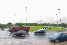 The incident happened near Sheriffhall Roundabout, on the Edinburgh City Bypass.