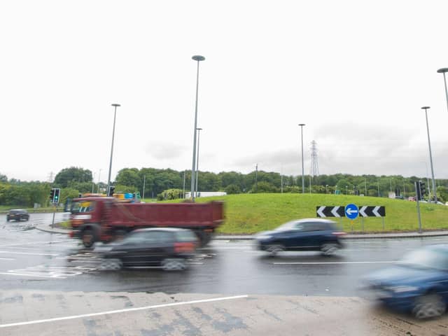 The incident happened near Sheriffhall Roundabout, on the Edinburgh City Bypass.