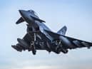 The Royal Air Force have launched Typhoon jets after undisclosed aircraft approached what an RAF spokesman described as the UK's "area of interest"