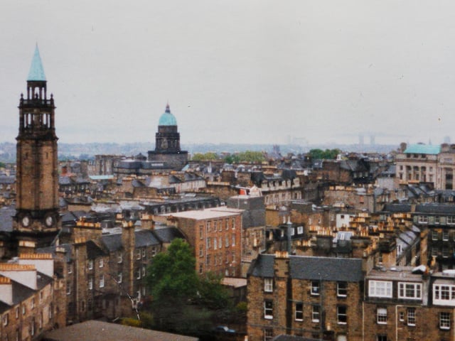 A view of the West End taken by an Edinburgh Evening News reader in 1985.