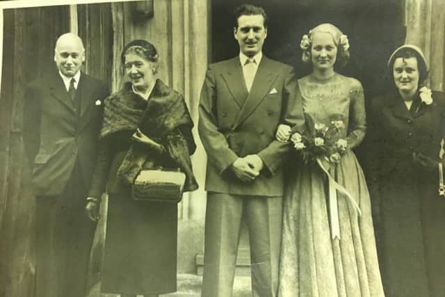 Mrs M in her younger days and with husband Ian Matley (middle) picture: supplied