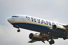 A Ryanair from Tenerife South Airport for Edinburgh experienced an onboard emergency. Photo: Nicholas.T.Ansell/PA Wire