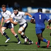 Scotland’s Alex Samuel in action against France during the Under-20s Six Nations. He is part of the academy intake for next season and will play for Ayrshire Bulls in Super6.