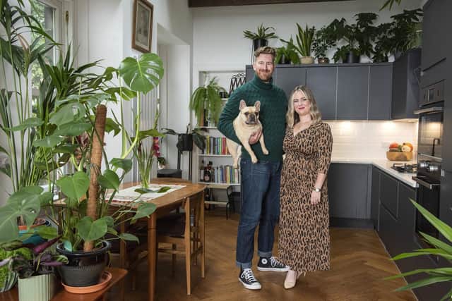Christina and Ben pictured in their stunning Edinburgh home. Photo: Kirsty Anderson