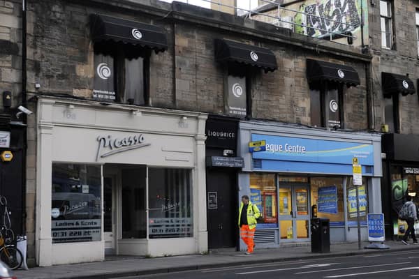 The Liquorice Club in Tollcross lay empty for almost a decade.  Picture:  Greg Macvean.