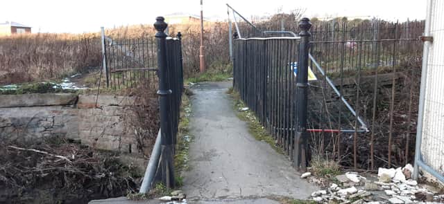 The ‘Burnside Bridge’ or ‘Stenhouse Mill Lane Bridge’ which crosses the burn at the Longstone end of the path, has been deemed unsafe and requires repairs.