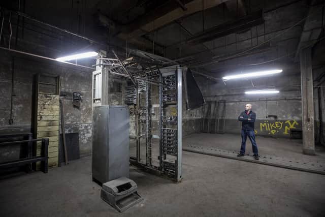 GPO Equipment Room in Barnton Nuclear Bunker, three miles from Edinburgh city centre.