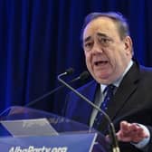 Alex Salmond at his ALBA Party Spring Conference at Hampden. (Picture credit: John Devlin)