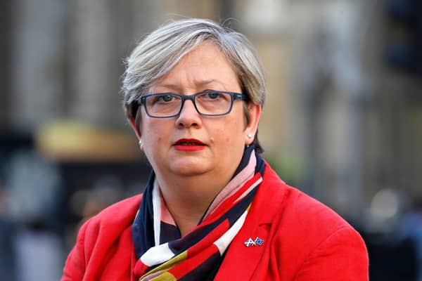 SNP MP Joanna Cherry's appearance at The Stand comedy club has been cancelled after staff complained about her views (Picture: Tolga Akmen/AFP via Getty Images)