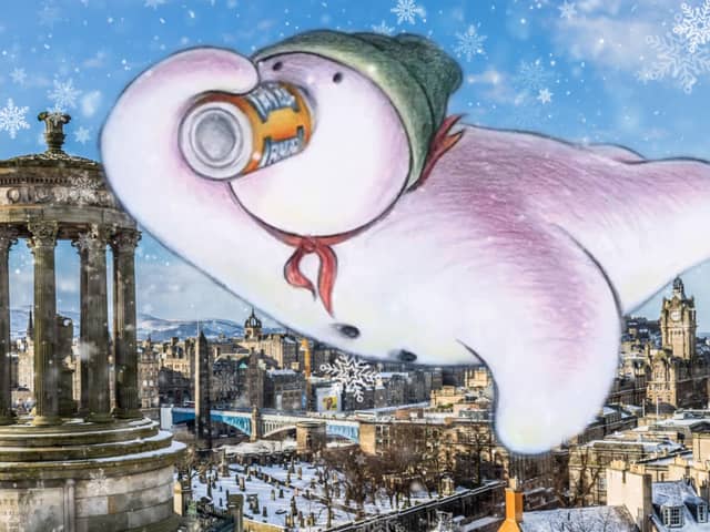 Several Edinburgh landmarks can be seen in Irn Bru's Christmas advert. Photo: AG Barr