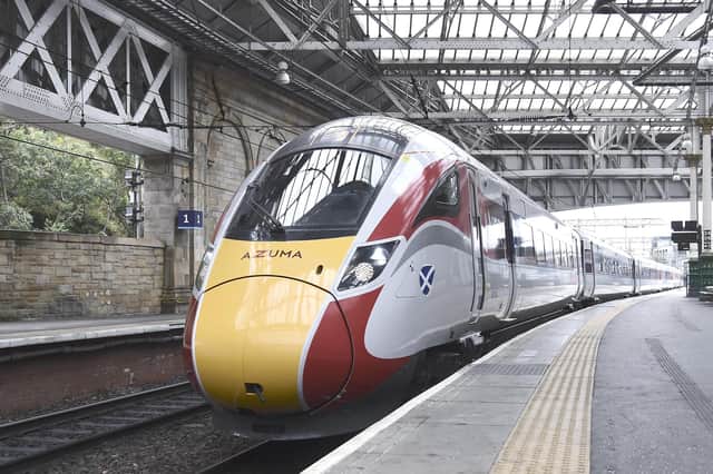 LNER trains between Edinburgh and London Kings Cross were cancelled, after a person died on the railway tracks.