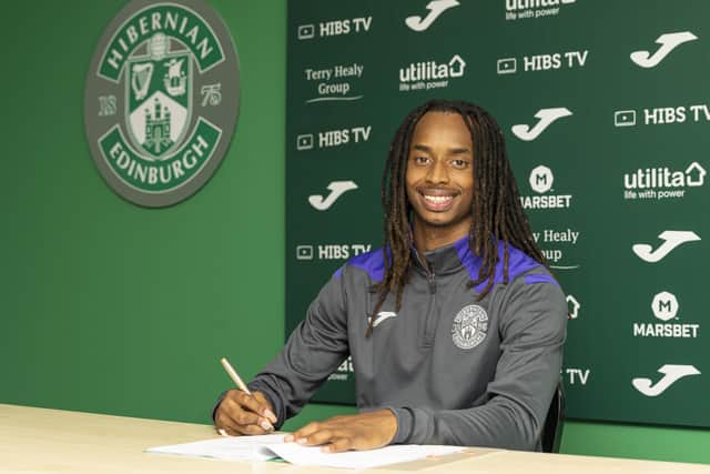 Jair Tavares has signed a four-year deal with Hibs. Picture: Cameron Allan