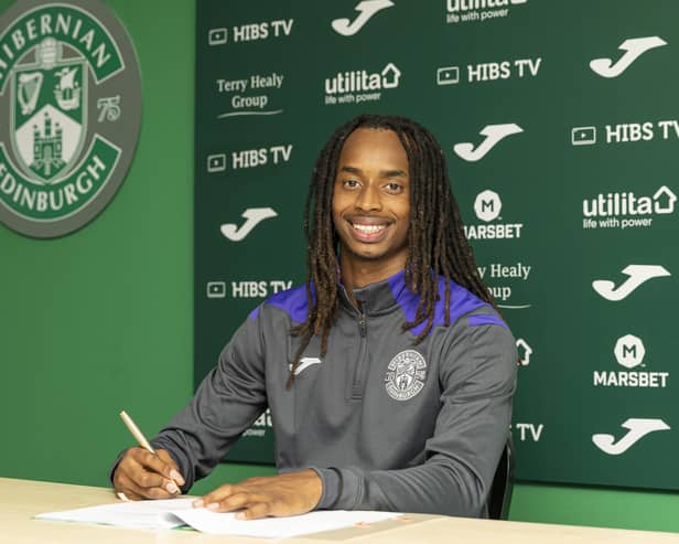 Jair Tavares has signed a four-year deal with Hibs. Picture: Cameron Allan