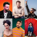 Some of the acts appearing at the first Leith Comedy Festival next month. Clockwise from top left: Joe McTernan, Jamie MacDonald, Billy Kirkwood, Marjolein Robertson, Fiona Herbert, Rosalind Romer, Liam Withnail and Giulia Galastro.