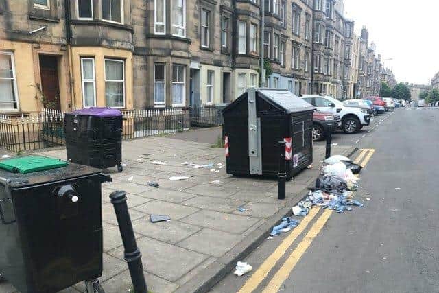 More waste blighting Edinburgh