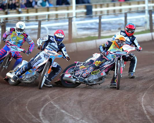 Edinburgh Monarchs are in command of their Championship play-off quarter-final first leg.
