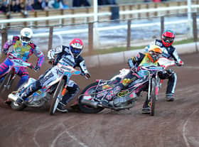 Edinburgh Monarchs are in command of their Championship play-off quarter-final first leg.
