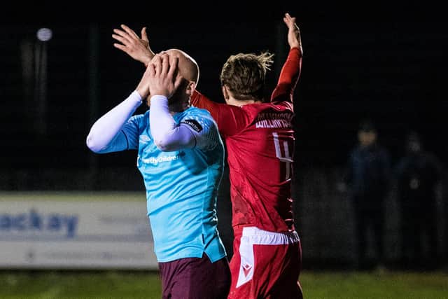 It was a galling night for Liam Boyce and his Hearts team-mates up at Brora.