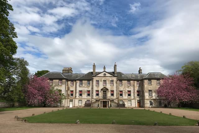 Vandals destroyed over 25 panes of glass at Newhailes House in Musselburgh.