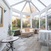 The property benefits from this stunning sun room, bringing an abundance of natural light into the home.