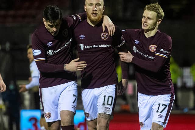 Liam Boyce has been hugely important this season for Hearts. Picture: SNS