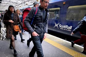 Rail services between Edinburgh Waverley Station and Aberdeen are facing disruption, due to a gas leak on the line near Carnoustie.
