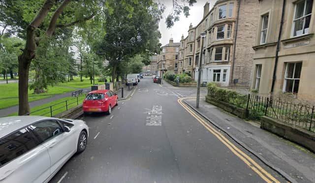 A 23-year-old woman was walking on Melville Terrace near to the junction with Moncrieff Terrace when she was approached from behind by a man who attempted to rob her at on Thursday.