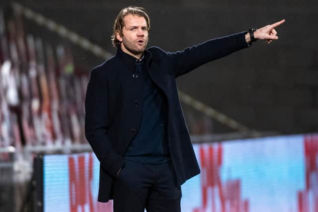 Robbie Neilson watched Hearts win comfortably against Alloa at Tynecastle.