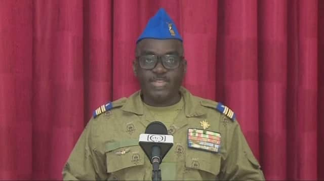 Coup spokesman Amadou Abdramane