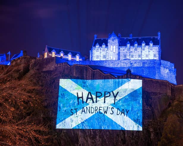 To celebrate St Andrew’s Day, Edinburgh Castle was lit up with a call to rally Edinburgh’s kind and generous spirit and support #MAKESOMEONESDAY