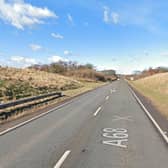 A68: Major road closed in both directions near the Edinburgh bypass