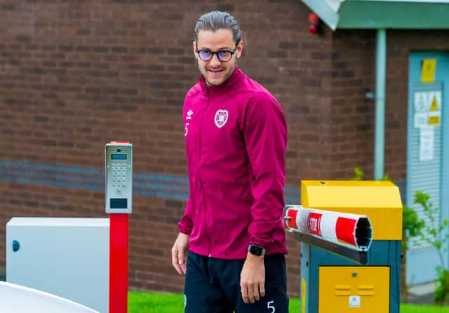 Peter haring made a return for Hearts in a friendly win over Falkirk. Picture: SNS