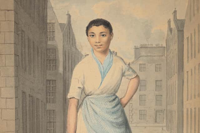 David Allan's painting of an 'Edinburgh milkmaid' was created more tha 230 years ago.