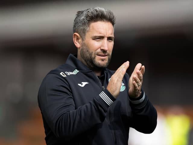 Lee Johnson felt the friendly with Europa was a useful, if slightly bruising, encounter. Picture: Craig Williamson / SNS Group
