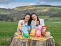 Taylors Snacks is a new brand being launched to replace Mackie’s crisps. Identical Scottish twins Mairi and Amy Johnson from Currie try to taste the difference between Taylors and Mackie’s crisps packets.
