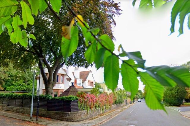 Wester Coates Gardens is a leafy crescent that's full of detached houses, found between Murrayfield and Haymarket. It is at No.7 on the list of Scotland's most expensive streets.