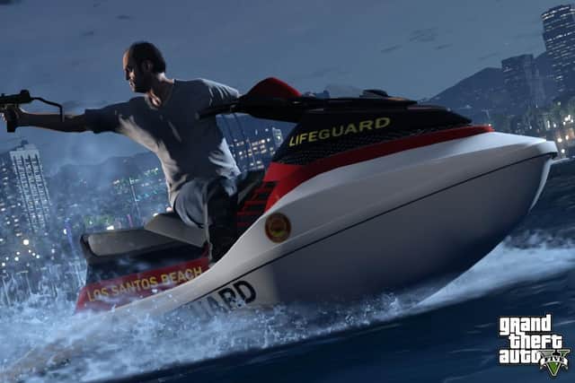 A scene from Grand Theft Auto V by Rockstar Games. Material from GTA VI has been revealed after it was hacked.