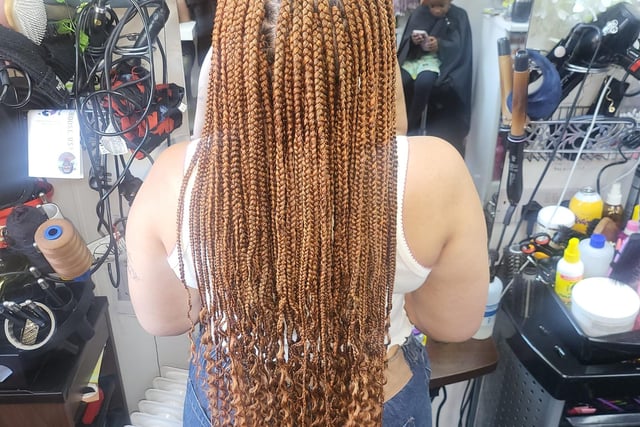 Floxzee signature hair salon in Gorgie are specialists in hair extensions, weaves, braids, cornrows with over 20 years experience. One review said 'Staff are lovely and make you feel right at home. The braiders are fast and very friendly. The best in town!'