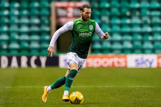 Saudi club Al-Faisaly haven't given up their interest in Hibs attacker Martin Boyle. Picture: SNS