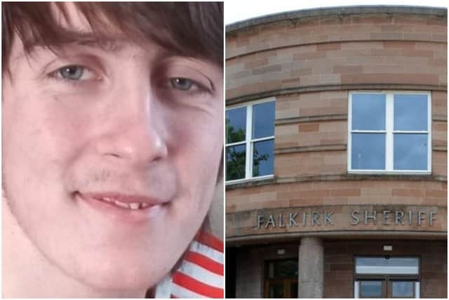 Joshua Kerr, 18, from Glenrothes and Falkirk Sheriff Court