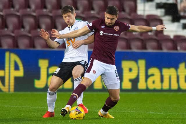 All the action from Hearts against Ayr at Tynecastle. Picture: SNS