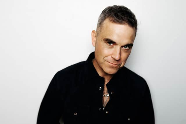 Robbie Williams's upcoming arena tour across the UK and Ireland will mark the 25-year anniversary as a solo singer. Photo: Murray Chalmers PR/PA Wire.